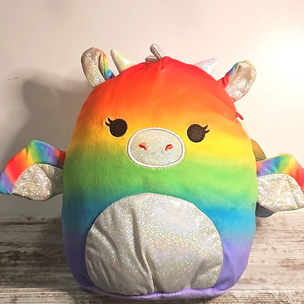 Squishmallows Calypsa the Rainbow Dragon